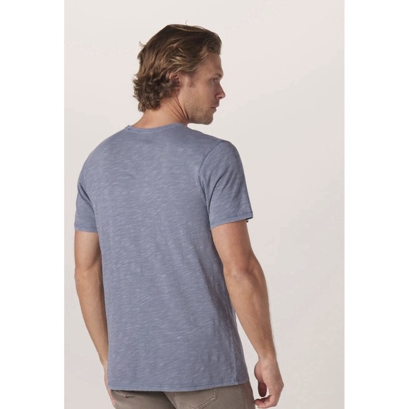 The Normal Brand Vintage Slub Pocket T-Shirt Light Blue Cotton Sz XXL - Picture 3 of 10